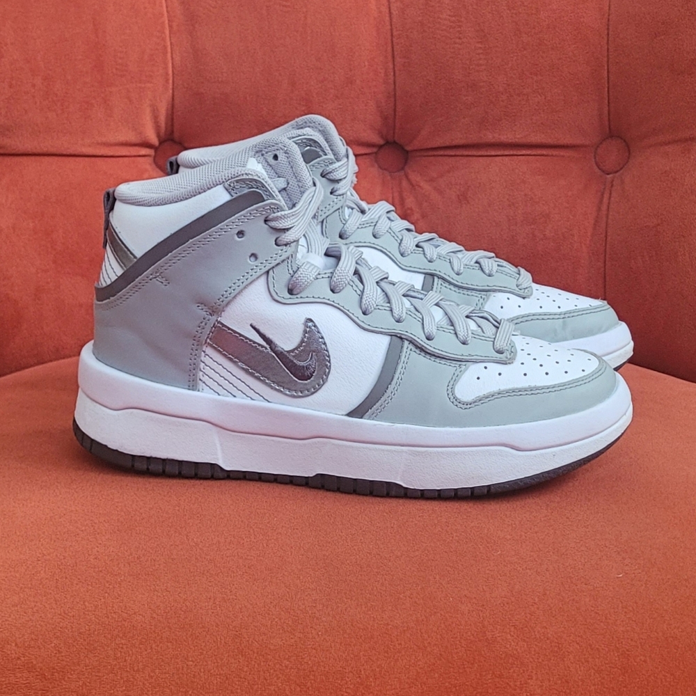 Nike Women's Dunk High Up 'Light Smoke Grey' Shoes DH3718-106 Size 5.5